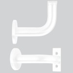 150 x 41mm door bolt – Eco 3 Self-Sanitising Antimicrobial Matt White