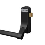 Matt Black Antimicrobial Eco-Friendly Panic Latch for Single Doors