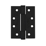 Matt Black Extremely Heavy Duty Grade 14 Concealed Knuckle Hinges 102mm x 76mm x 3mm – Square corners