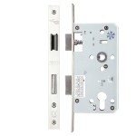 Polished Stainless Steel Heavy Duty Architectural DIN Euro Sash Lock Case (DDA)