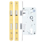 PVD Anti-tarnish Brass Heavy Duty Architectural DIN Euro Sash Lock Case (DDA)