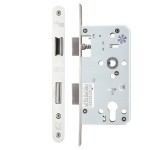 Polished Stainless Steel Heavy Duty Architectural DIN Euro Sash Lock Case (DDA)