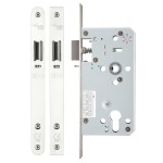 Polished Stainless Steel Heavy Duty Architectural DIN Euro Night Latch Case (DDA)