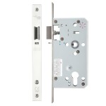 Polished Stainless Steel Heavy Duty Architectural DIN Euro Night Latch Case (DDA)