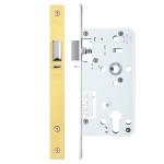 PVD Anti-tarnish Brass Heavy Duty Architectural DIN Euro Night Latch Case (DDA)