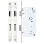 Polished Stainless Steel Heavy Duty Architectural DIN Bathroom Lock Case (DDA)