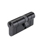 Matt Black Antimicrobial Eco-Friendly Offset Double Euro Profile Cylinders (OK&K) – Master Keyed