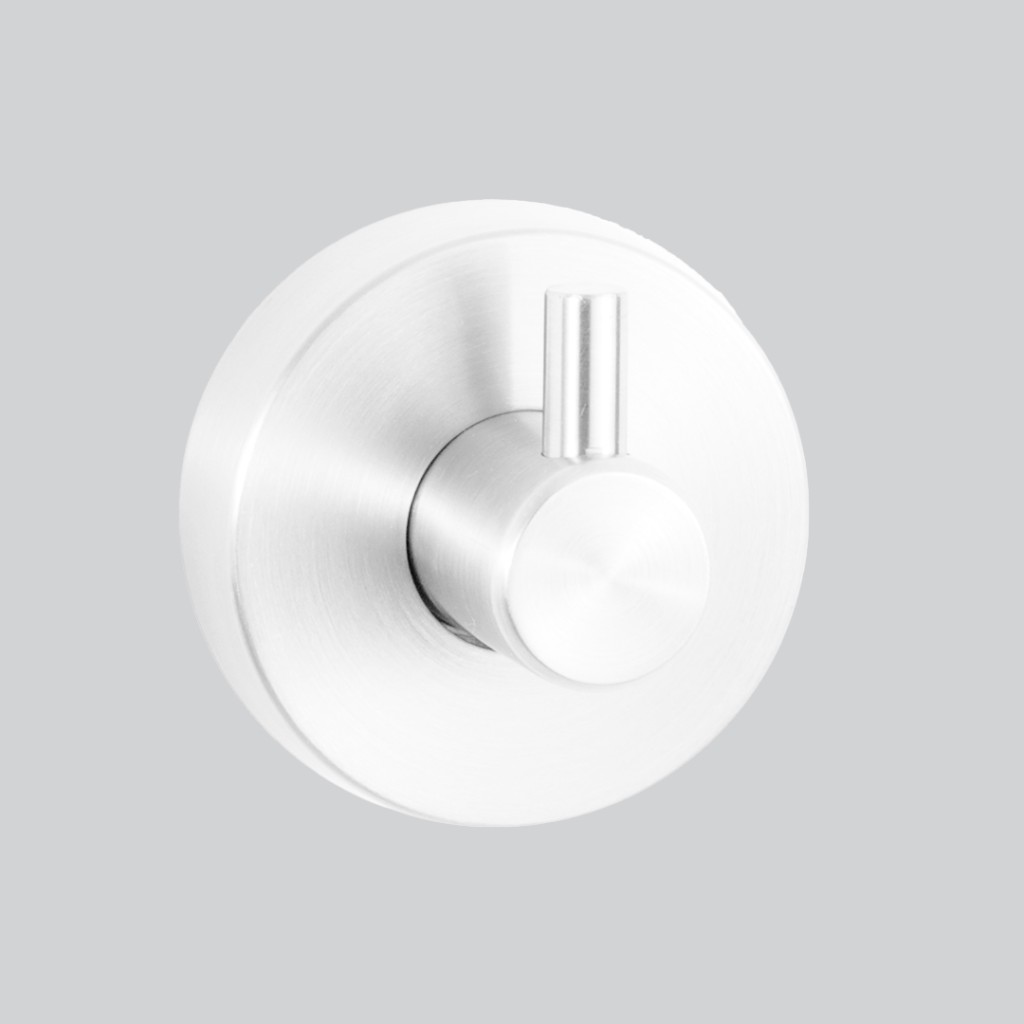 Matt White Antimicrobial Eco-Friendly Coat Hook