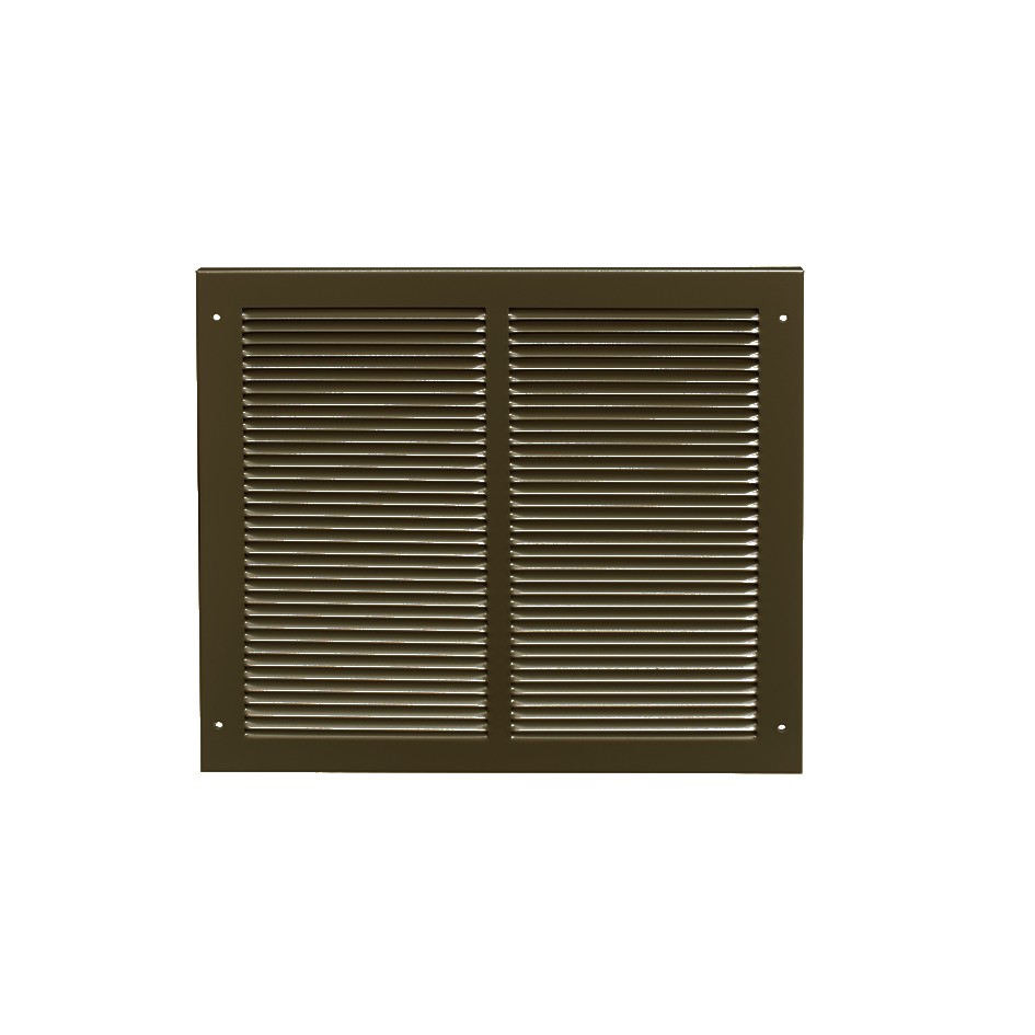 Adonic Matt Bronze ventilator to suit Intumescent Fire Grilles – height 195mm x various widths