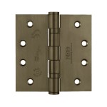 Adonic Matt Bronze Heavy Duty Projection Ball Bearing Hinges 102mm x 102mm x 3mm