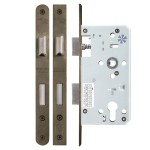 Adonic Matt Bronze Heavy Duty Architectural DIN Euro Sash Lock Case (DDA)