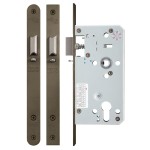 Adonic Matt Bronze Heavy Duty Architectural DIN Euro Night Latch Case (DDA)