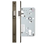 Adonic Matt Bronze Heavy Duty Architectural DIN Euro Night Latch Case (DDA)