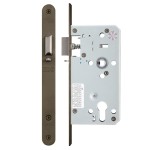 Adonic Matt Bronze Heavy Duty Architectural DIN Euro Night Latch Case (DDA)