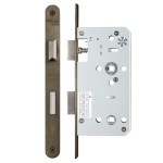 Adonic Matt Bronze Heavy Duty Architectural DIN Bathroom Lock Case (DDA)