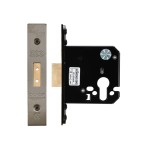 Adonic Matt Bronze Heavy Duty Euro Deadlock Case