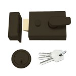 Rim Night Latch 60mm backset - Adonic Matt Bronze