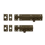 Adonic Matt Bronze Barrel Door Bolts