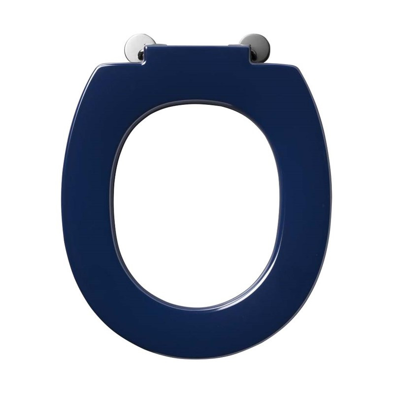 Armitage Shanks Contour 21 Blue Toilet Seat Only with Top Fixing Hinges & Retaining Buffers