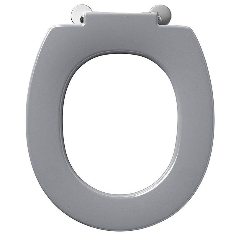 Armitage Shanks Contour 21 Grey Toilet Seat Only with Top Fixing Hinges & Retaining Buffers