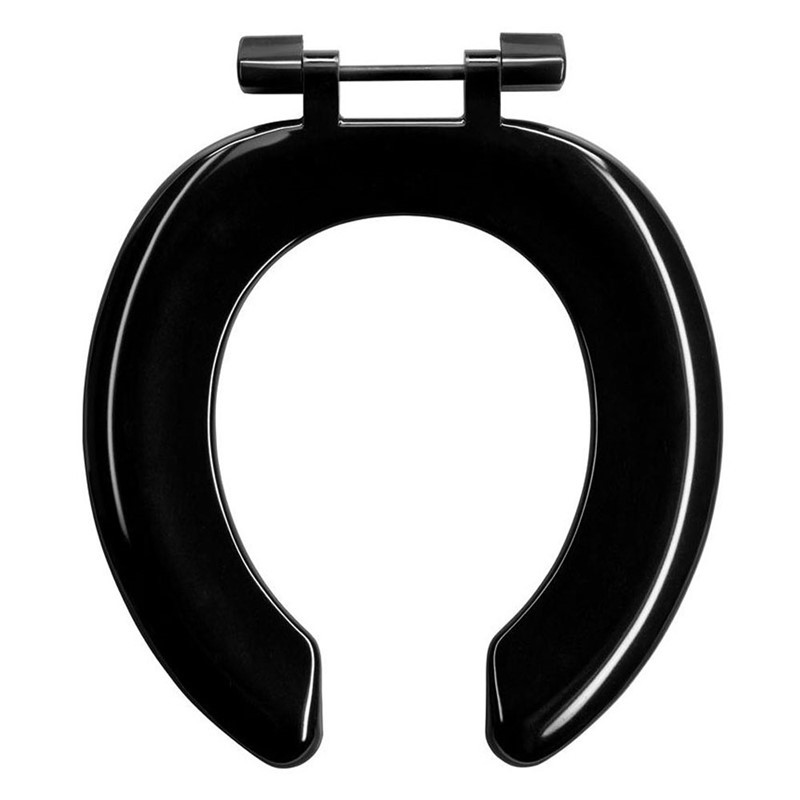 Armitage Shanks Bakasan Black Open Front Toilet Seat