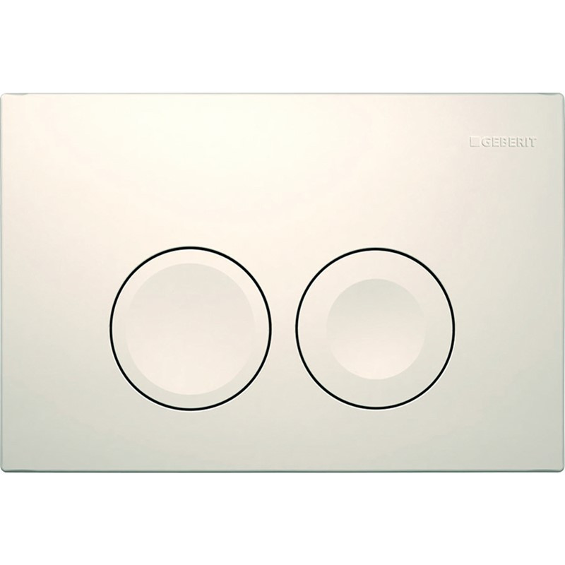 Geberit 115.125.11.1 Delta21 Dual Flush Plate - White