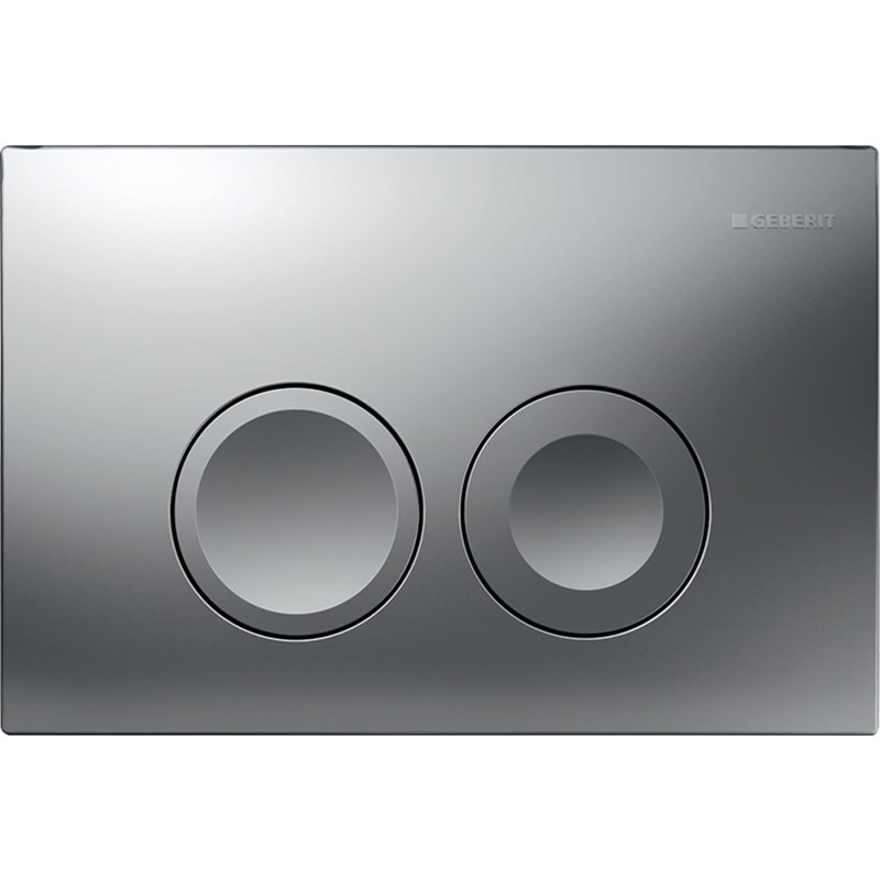 Geberit Delta21 Dual Flush Plate - Chrome