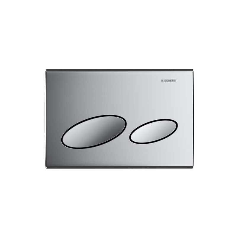 Geberit Kappa20 Dual Flush Plate - Polished Chrome