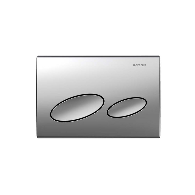 Geberit Kappa20 Flush Plate - Matt Chrome