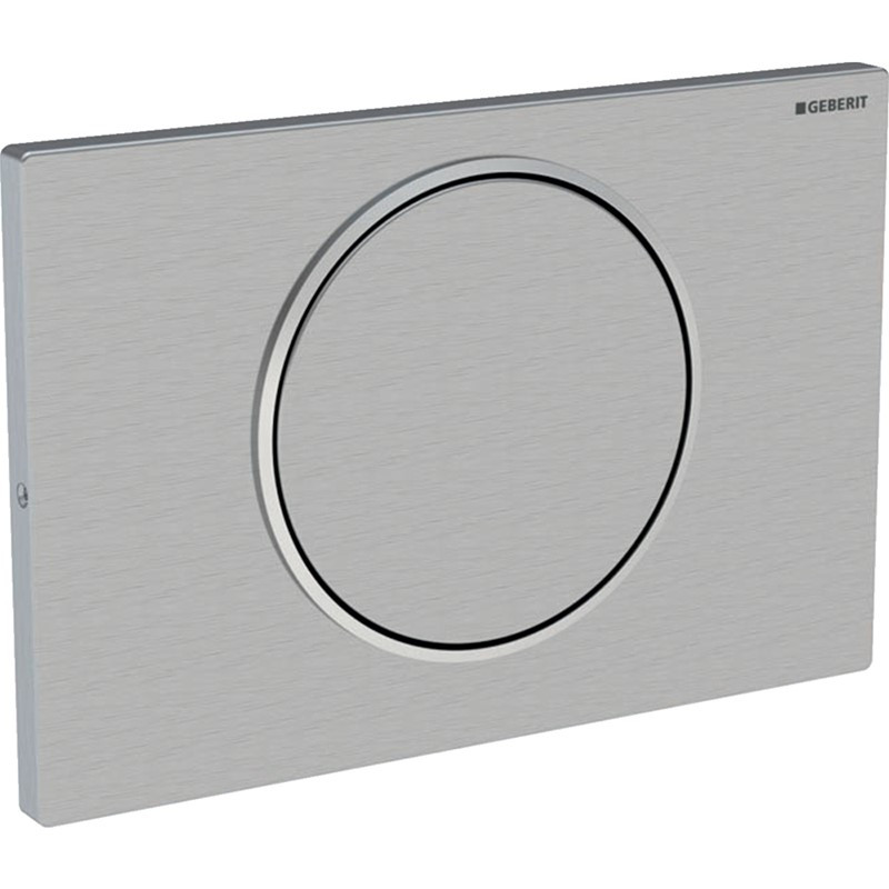 Geberit 115.787.SN.5 Sigma10 Single Flush Plate - Stainless Steel