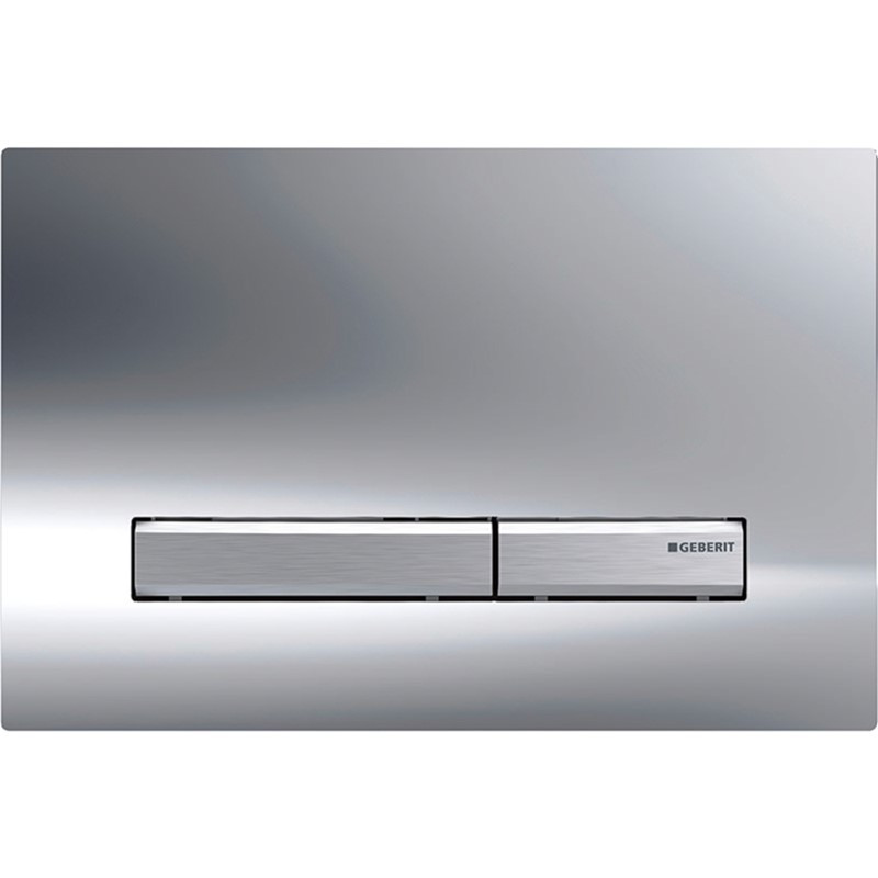 Geberit Sigma50 Dual Flush Plate - Polished Chrome Plated