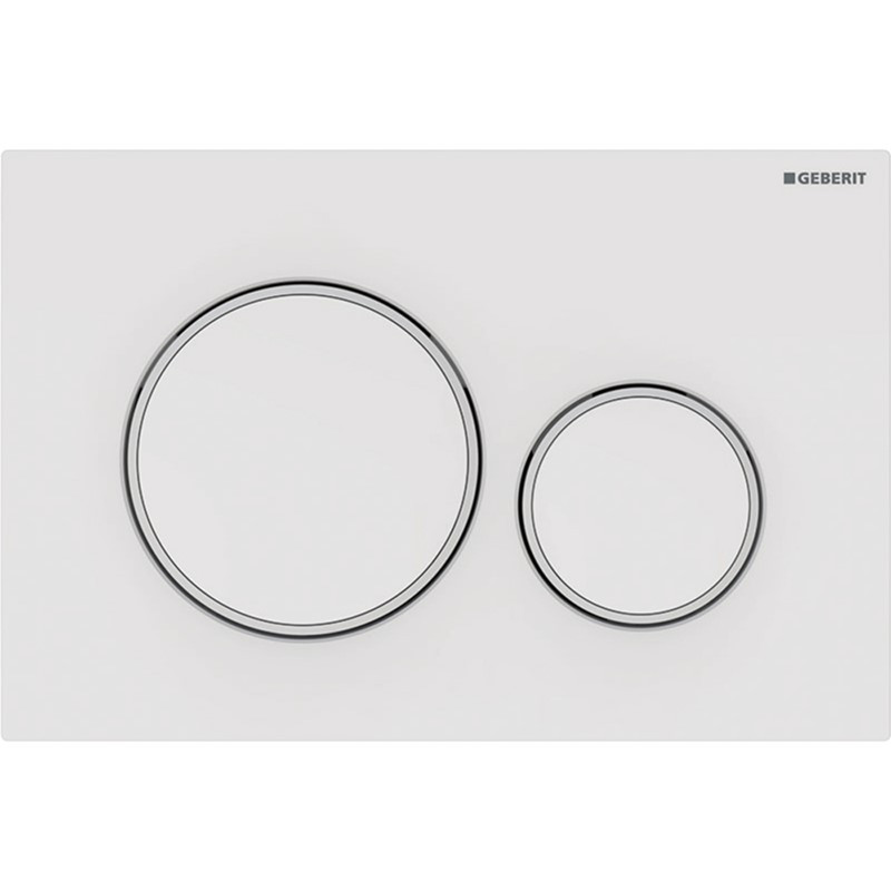 Geberit 115.882.11.1 Sigma20 Dual Flush Plate - White