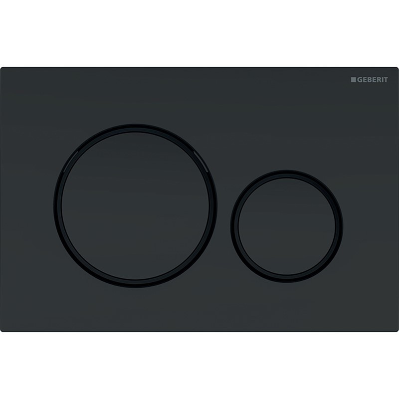 Geberit Sigma20 Dual Flush Plate - Black