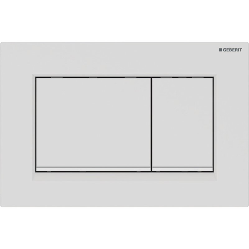 Geberit 115.883.01.1 Sigma 30 Dual Flush Plate - White