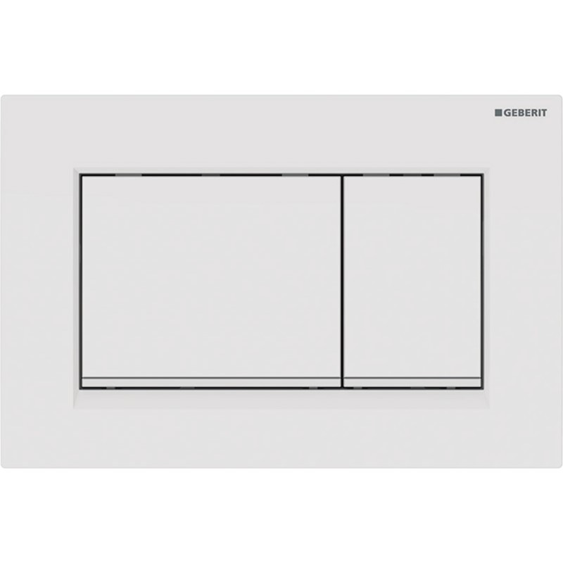 Geberit Sigma30 Dual Flush Plate - White