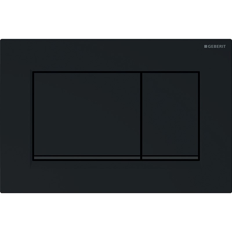 Geberit Sigma30 Dual Flush Plate - Matt Black