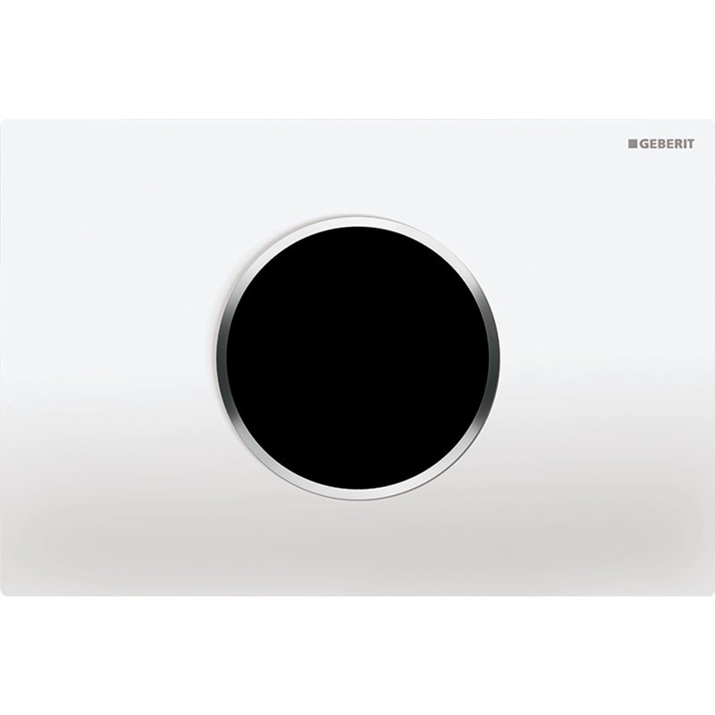 Geberit 115.907.KJ.1 Flush Plate Sigma 10 - White/Chrome