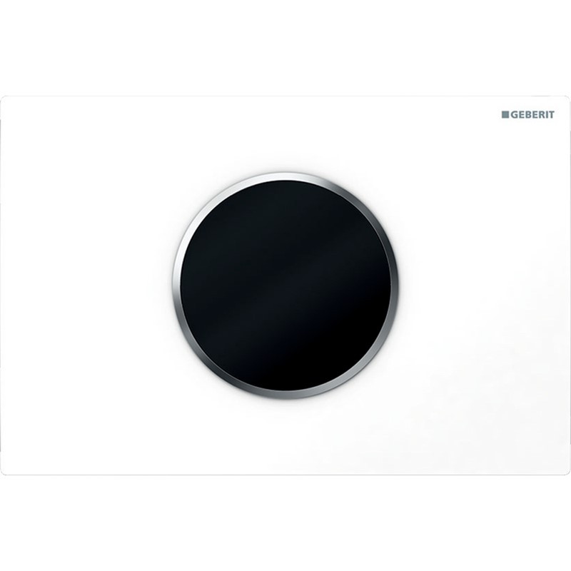 Geberit 115.908.KL.1 Sigma 10 WC IFR Flush Plate - White/Chrome