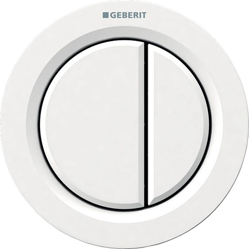 Geberit 116.050.11.1 Dual Flush Button Pneumatic - White