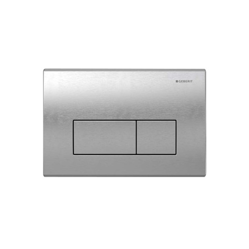 Geberit Kappa50 Dual Flush Plate - Stainless Steel