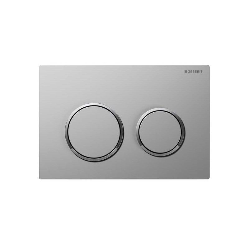 Geberit 115.240.KH.1 Kappa21 Flush Plate - Matt Chrome/Polished Chrome 