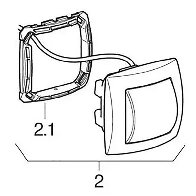 Geberit 240.571.KA.1 Actuator Unit for WC CP