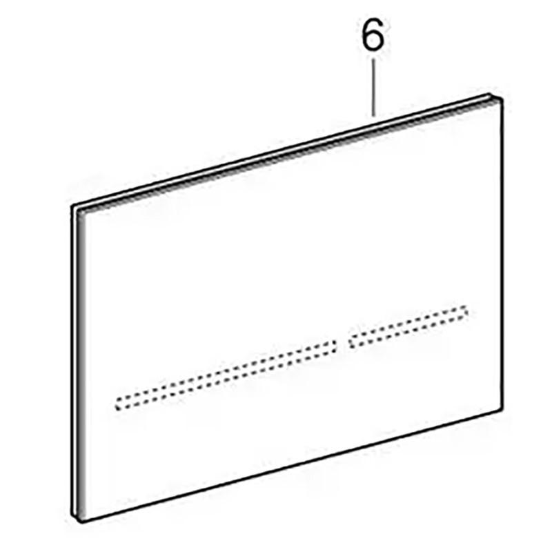 Geberit 242.618.SG.1 Sigma80 Flush Plate for D/F