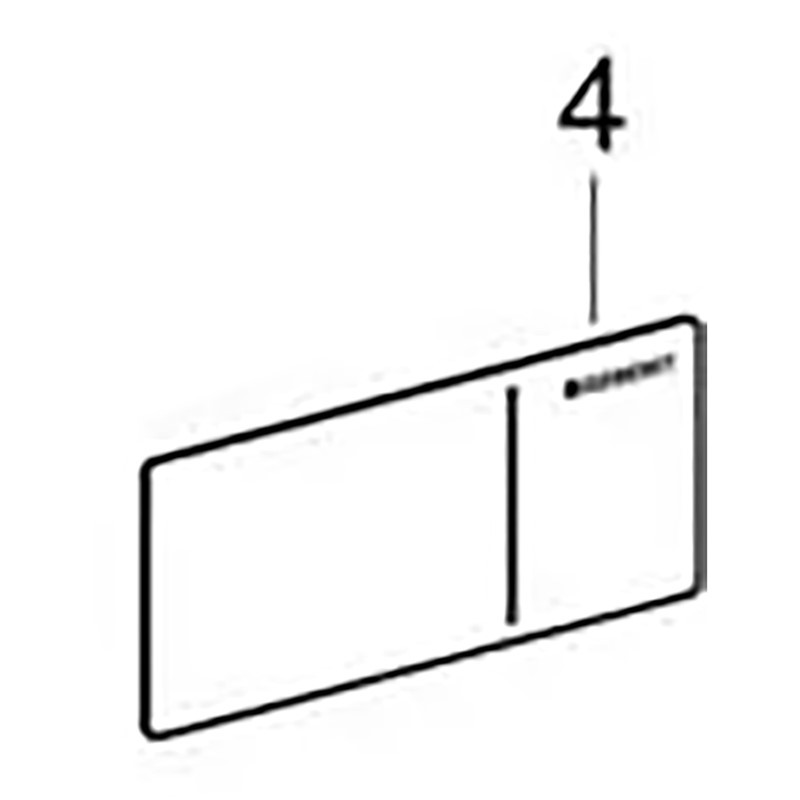 Geberit 242.957.FW.1 Flush Actuator