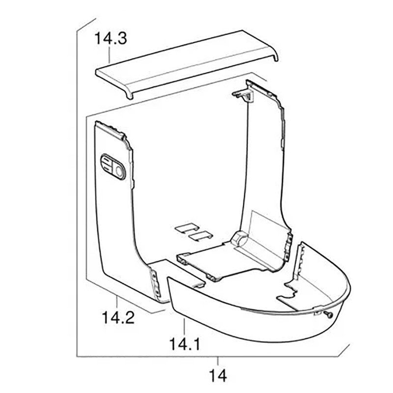 Geberit 243.102.21.1 Aquaclean Design Cover Mera