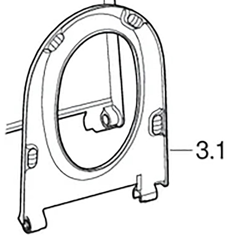 Geberit 243.939.11.1 Aquaclean WC Seat Ring