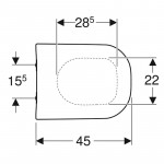 Geberit Smyle Soft Close Seat