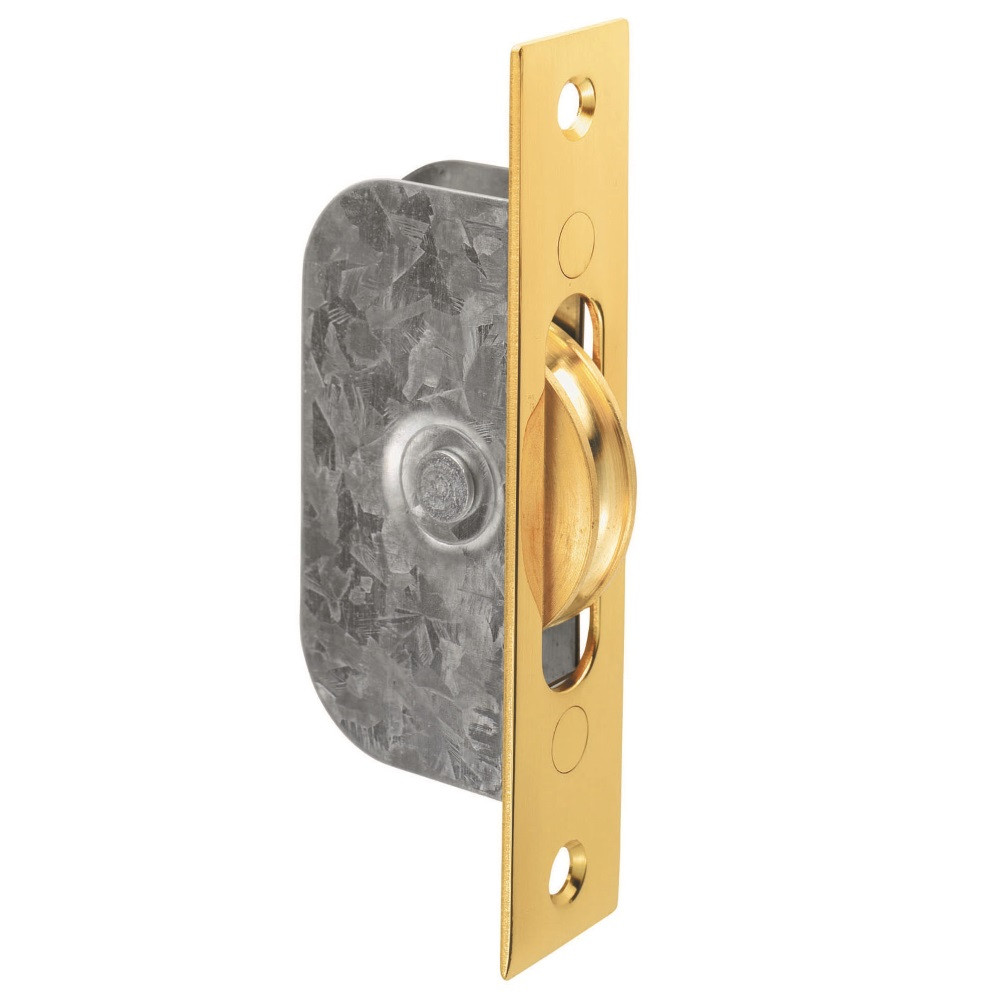 Carlisle Brass Sash Window Axle Pulley Brass Wheel - Polished Brass