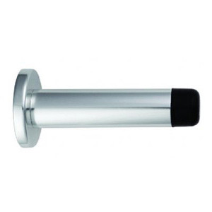 Carlisle Brass Eurospec Skirting Mounted Door Stop - Polished Anodised Aluminium