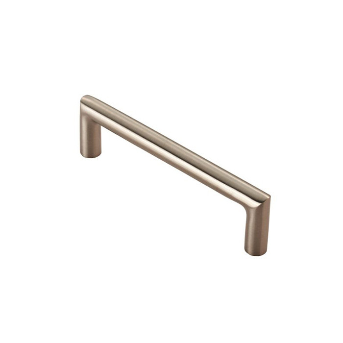 Carlisle Brass Eurospec Satin Stainless Steel Mitred Round Bar Cabinet Pull Handle 96mm Centre to Centre